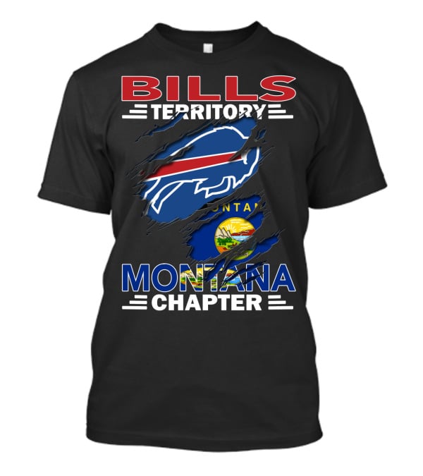 Bills Territory Montana Chapter Buffalo Bills Fan Group T-Shirt