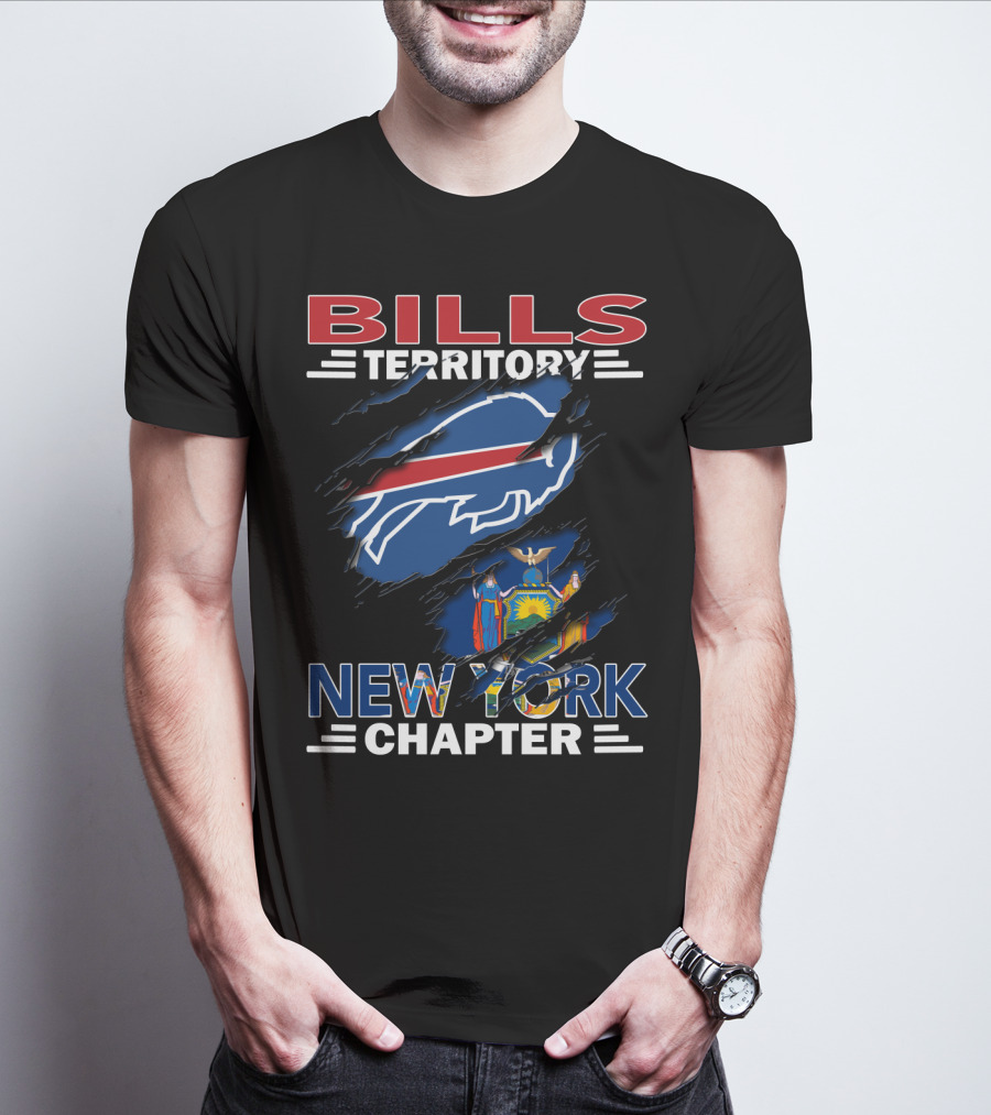 Bills Territory NFL New York Chapter Buffalo Team Pride T-Shirt