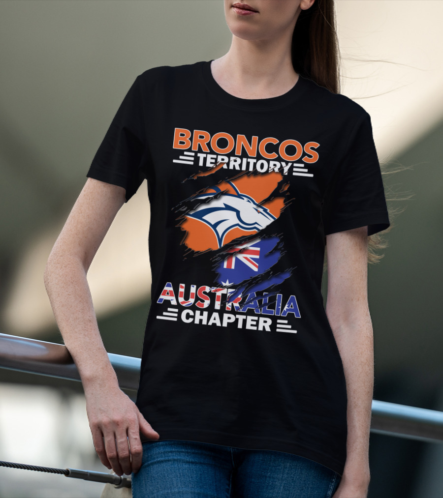 Broncos Territory Australia Chapter Flag T-Shirt