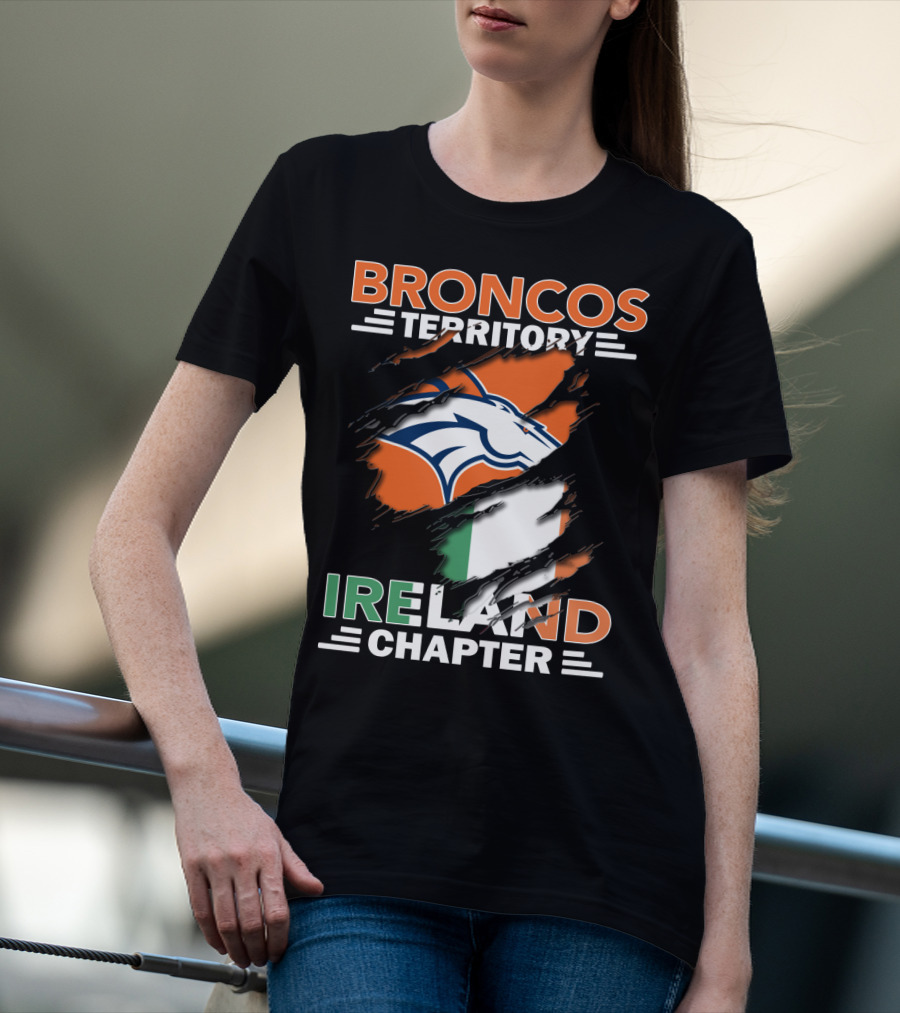 Broncos Territory Ireland Chapter Flag T-Shirt