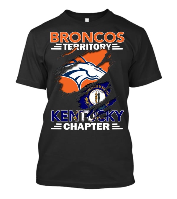 Broncos Territory Kentucky Chapter Commonwealth Flag Union T-Shirt