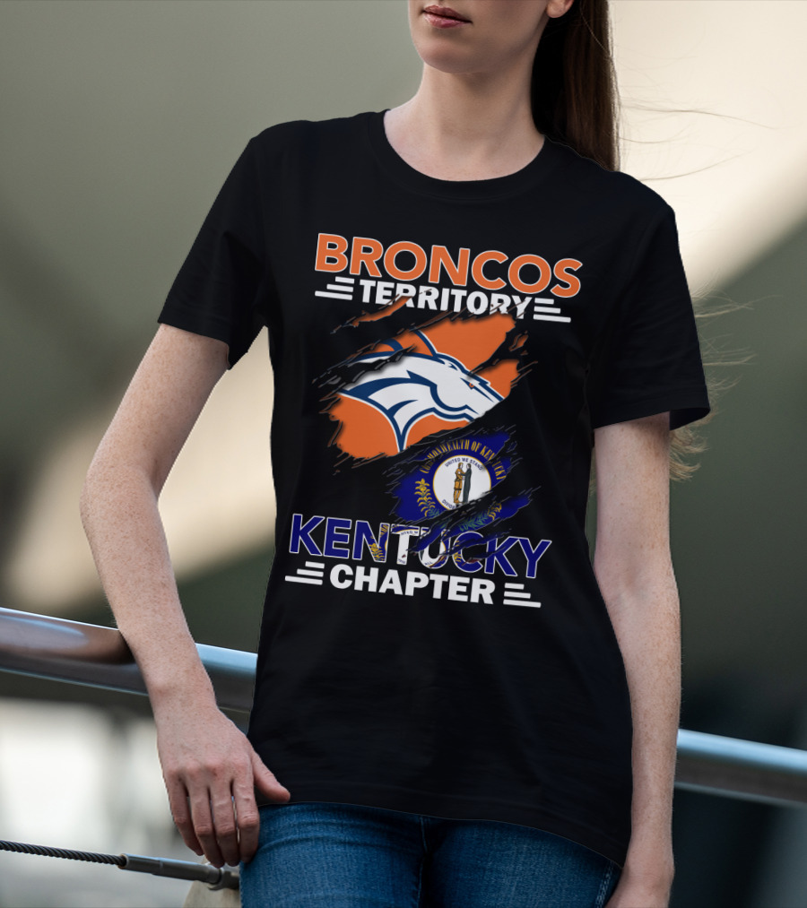 Broncos Territory Kentucky Chapter Commonwealth Flag Union T-Shirt