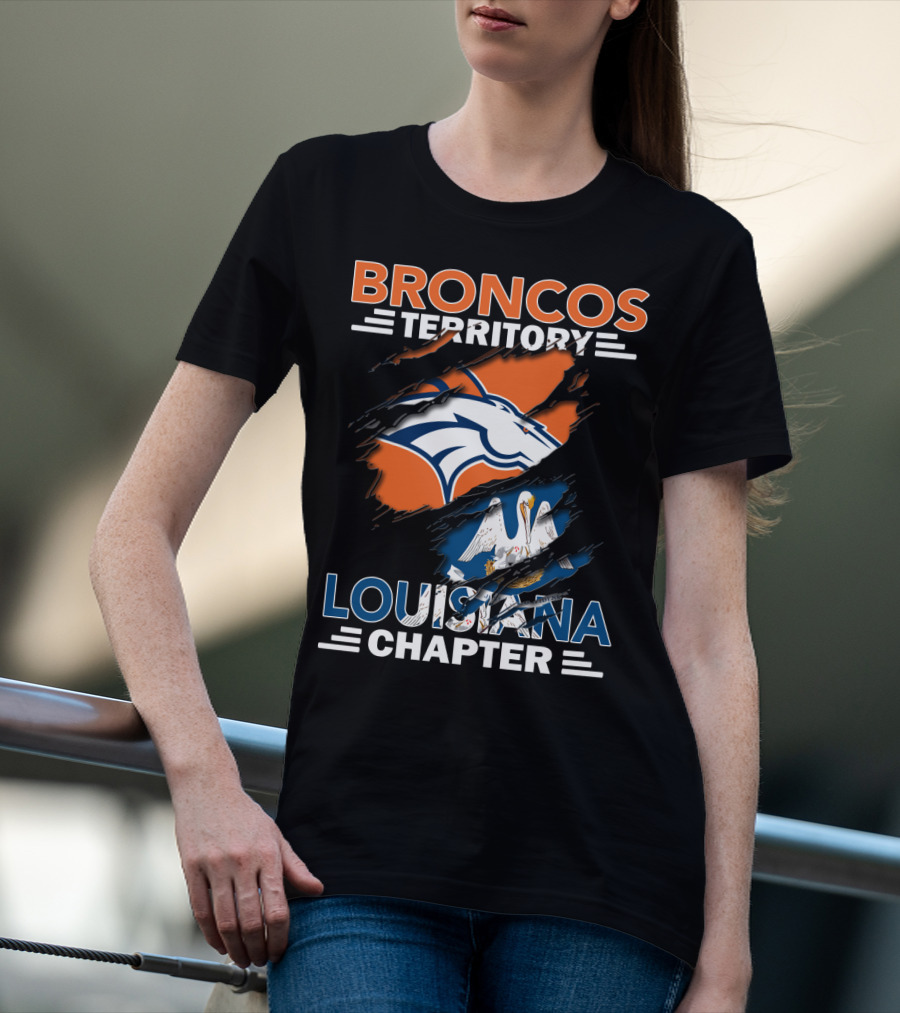Broncos Territory Louisiana Chapter NFL Fan Club T-Shirt
