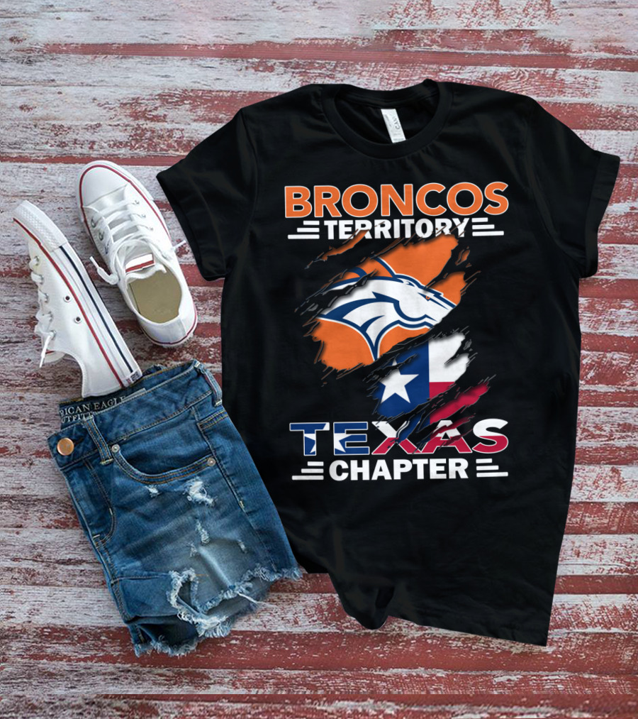 Broncos Territory Texas Chapter Lone Star T-Shirt