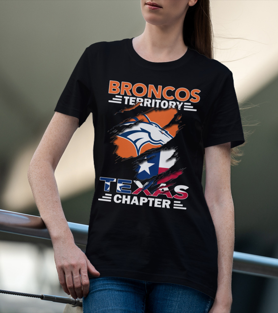 Broncos Territory Texas Chapter Lone Star T-Shirt