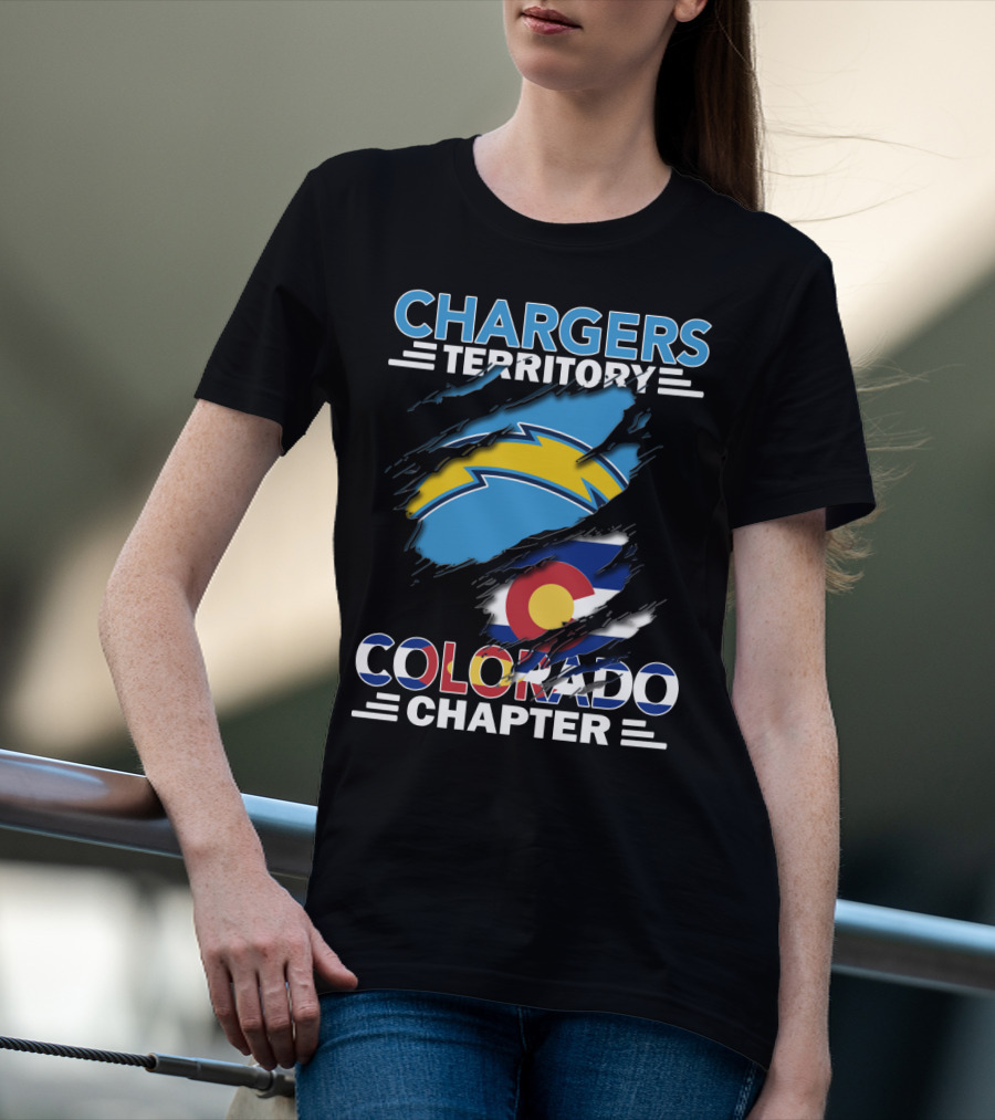Chargers Territory Colorado Chapter Flag Edition T-Shirt