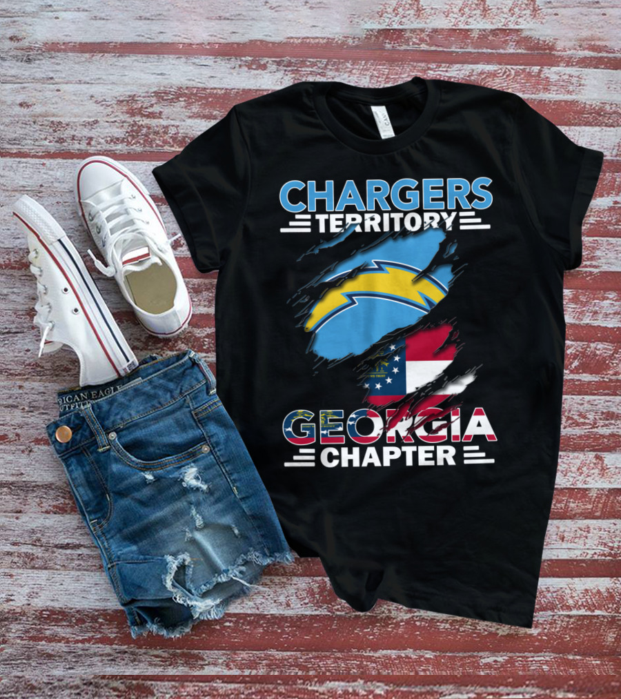 Chargers Territory Georgia Chapter Football Fan Group T-Shirt