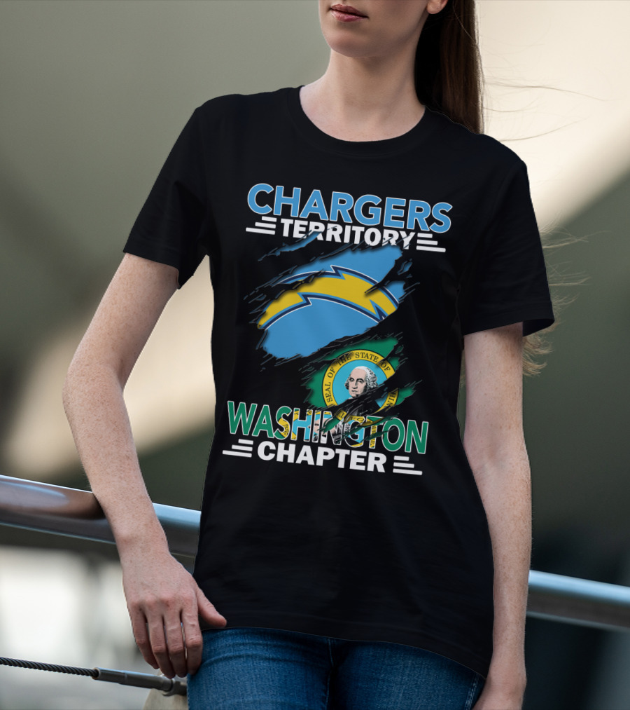 Chargers Territory Washington Chapter Seal T-Shirt