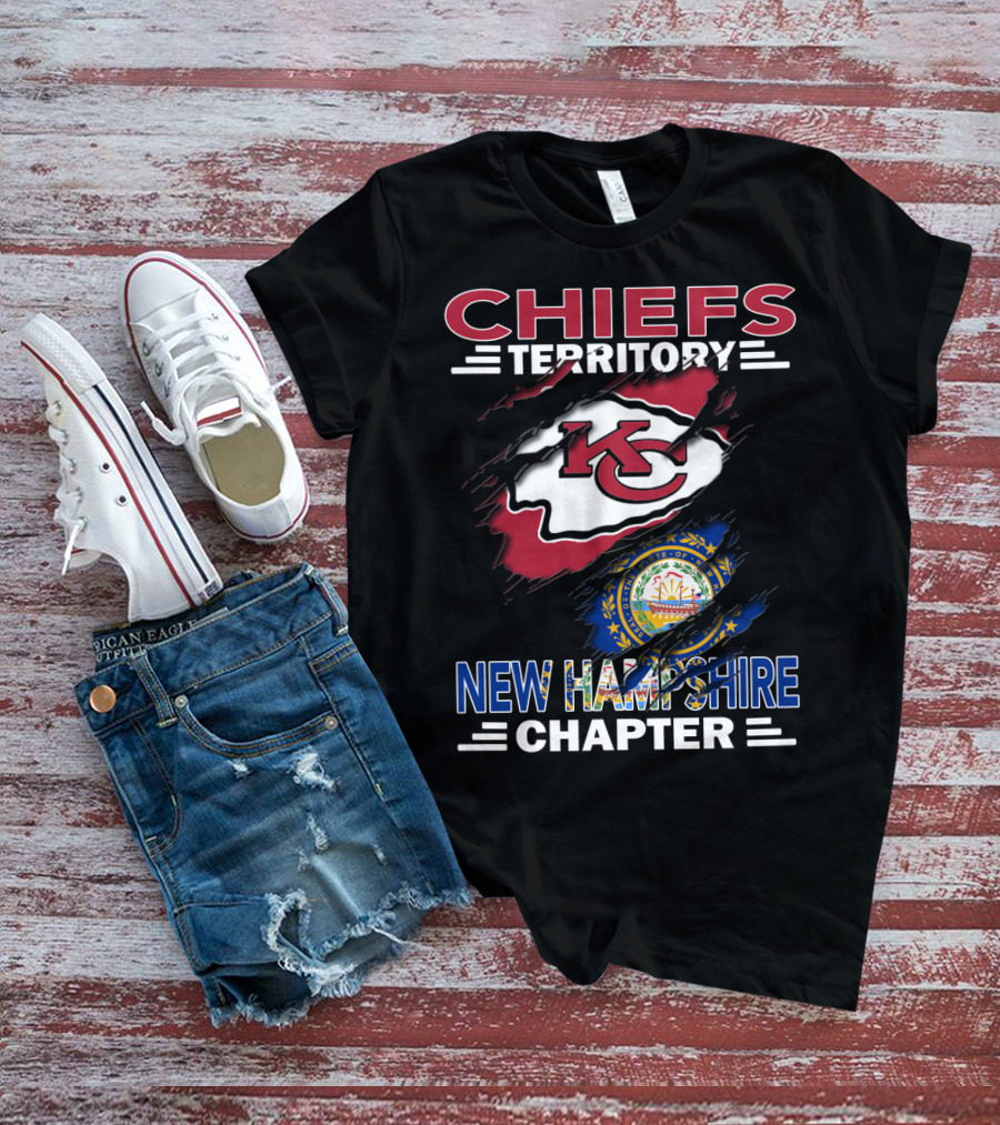Chiefs Territory New Hampshire Chapter NFL Kansas City Chiefs Fan Club T-Shirt