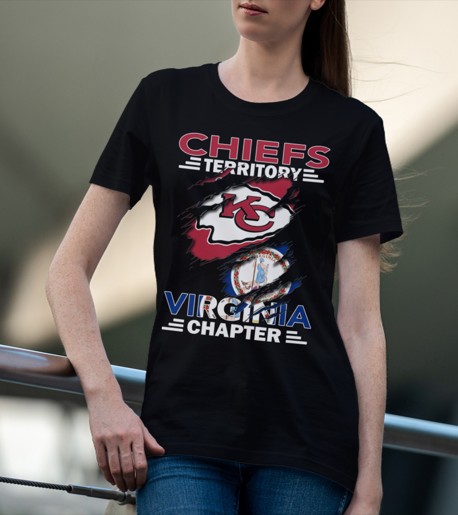 Chiefs Territory Kansas City Virginia Chapter T-Shirt