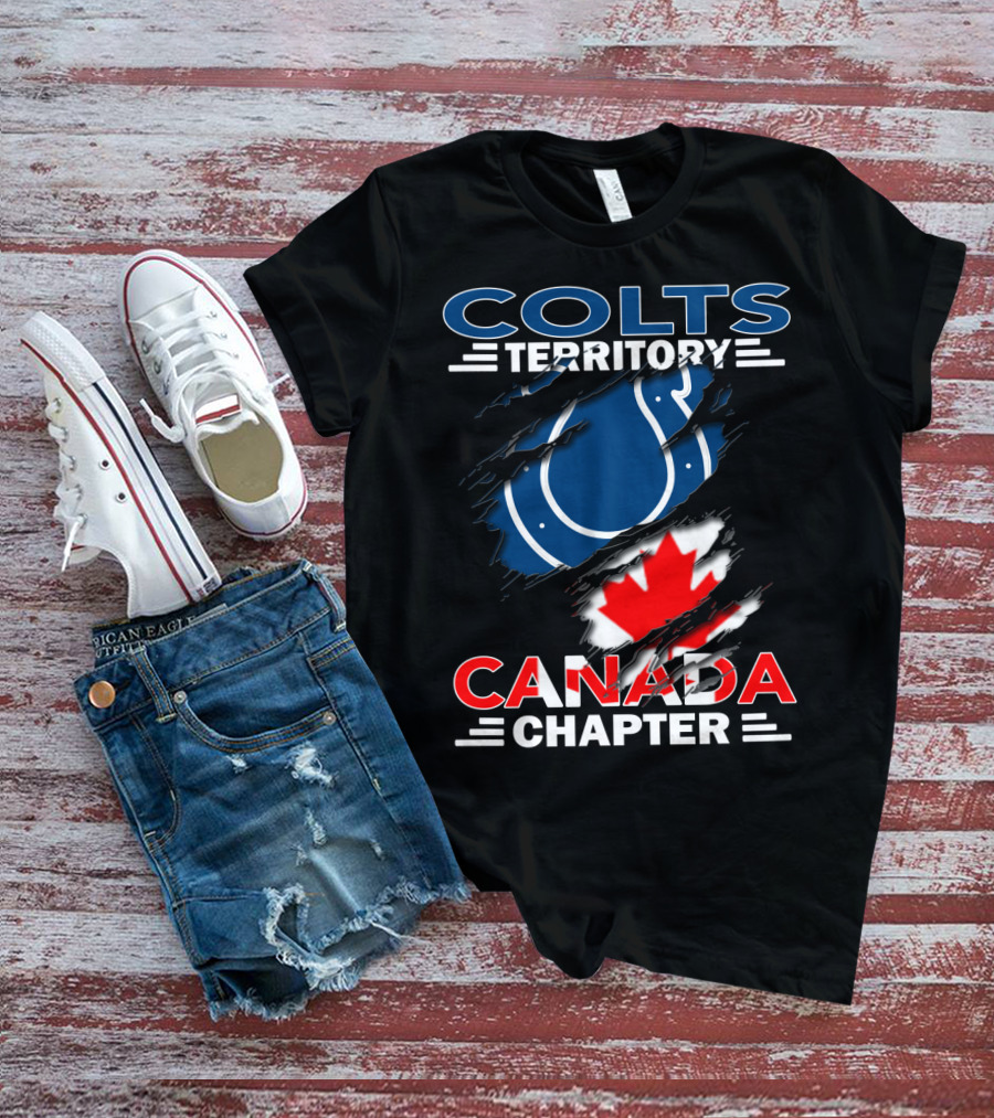 COLTS TERRITORY CANADA CHAPTER FLAG T-Shirt