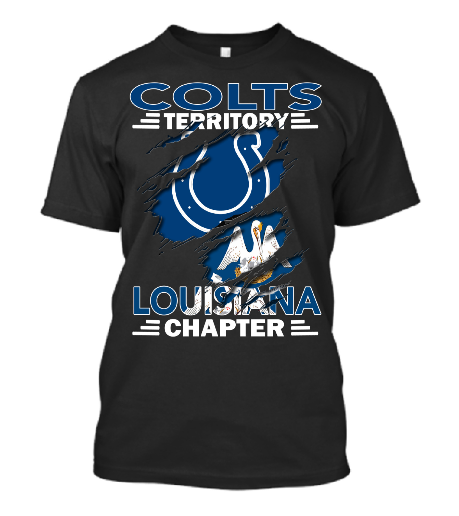 Colts Territory Louisiana Chapter Pelican T-Shirt