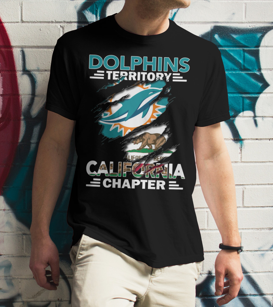 Dolphins Territory California Chapter California Republic Dolphins T-Shirt