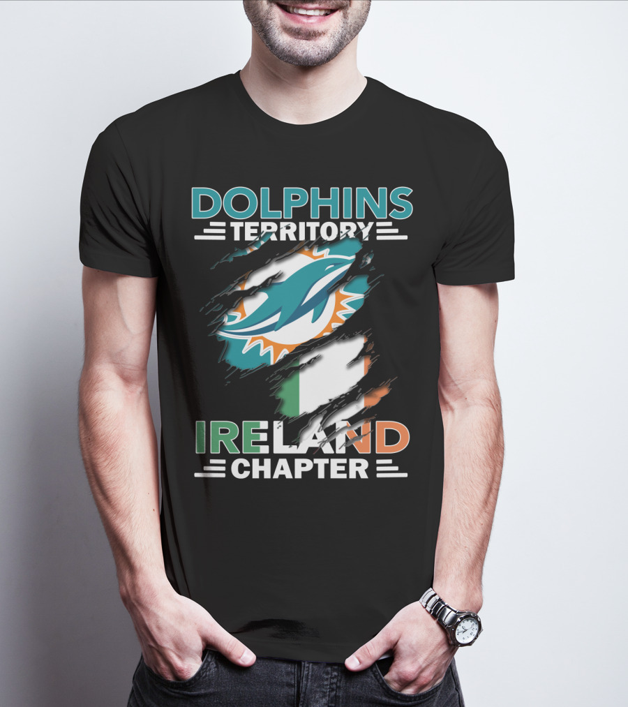 Dolphins Territory Ireland Chapter Miami Dolphins Fan Club T-Shirt