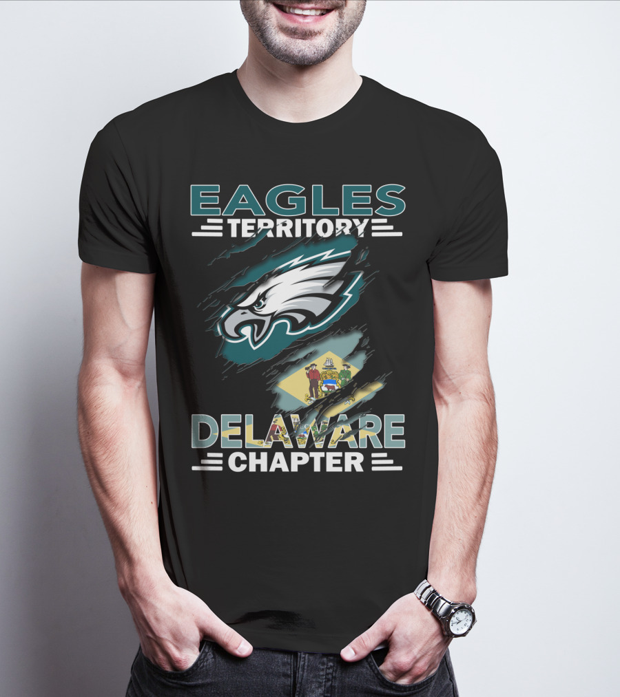 Eagles Territory Delaware Chapter Philadelphia Football Fan Club T-Shirt