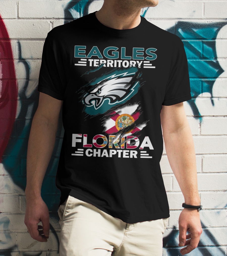 Eagles Territory Florida Chapter Flag T-Shirt