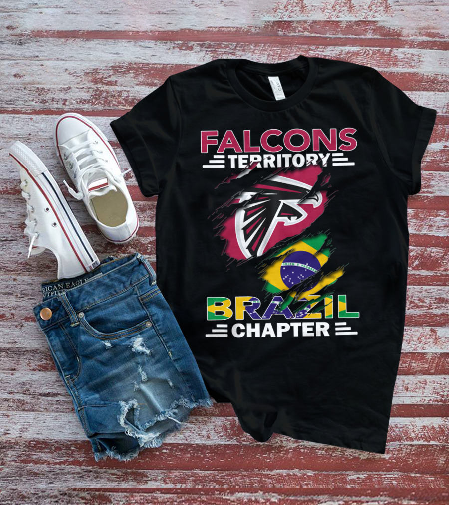 Falcons Territory Brazil Chapter NFL Fan Club South American Division T-Shirt