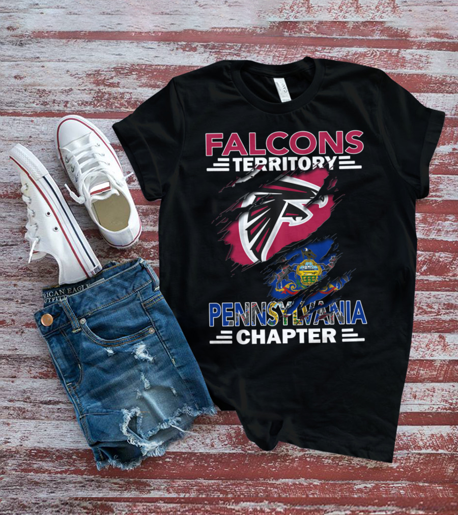Falcons Territory Pennsylvania Chapter NFL Community Supporters T-Shirt