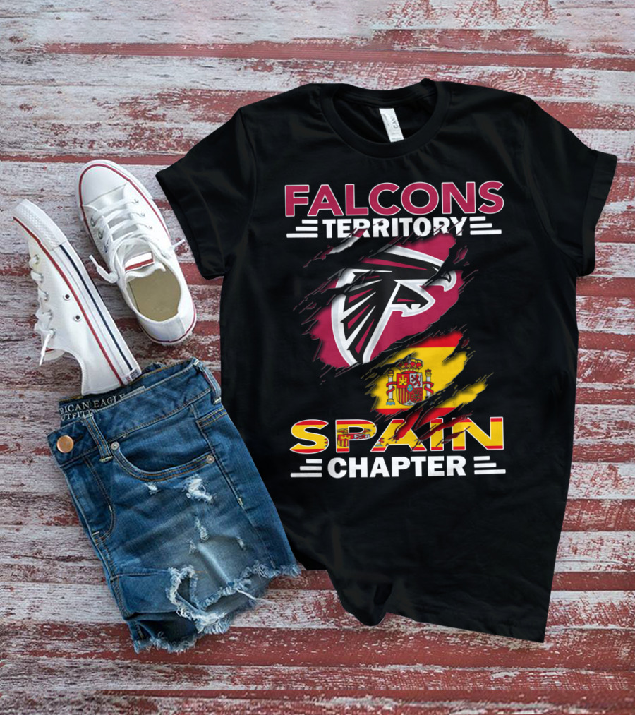 Falcons Territory Spain Chapter Flag T-Shirt