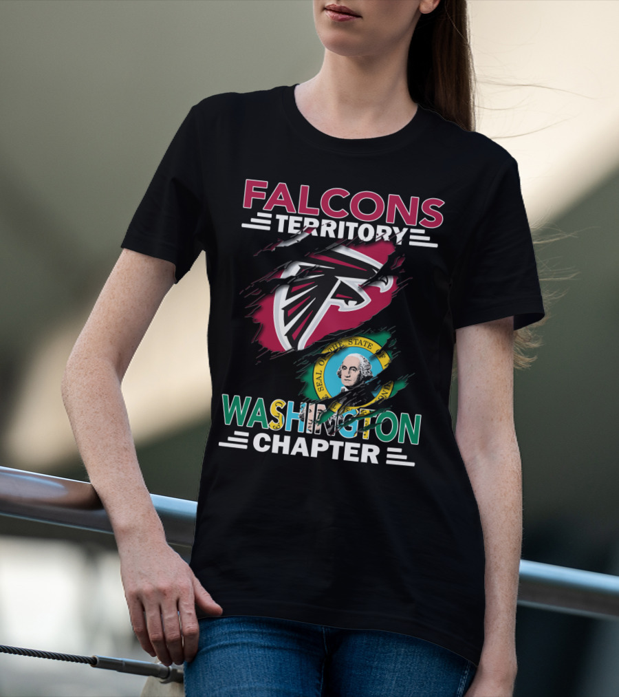 Falcons Territory Washington Chapter Seal T-Shirt