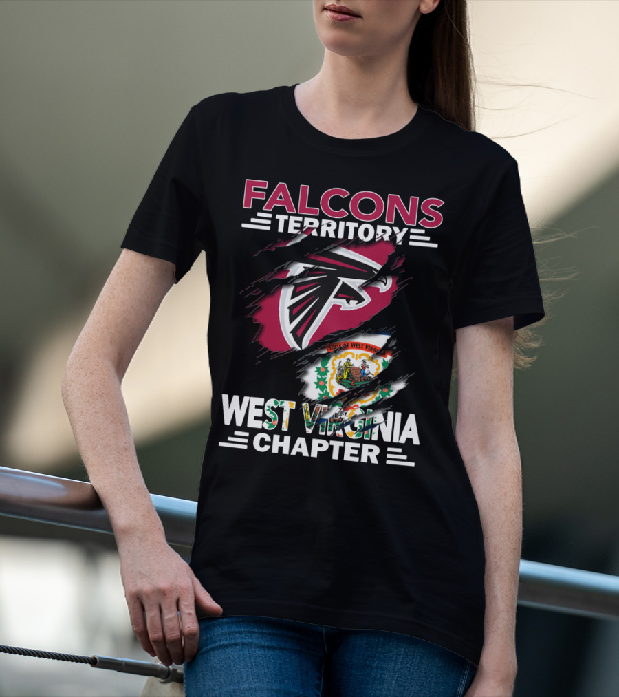 Falcons Territory West Virginia Chapter State Pride T-Shirt