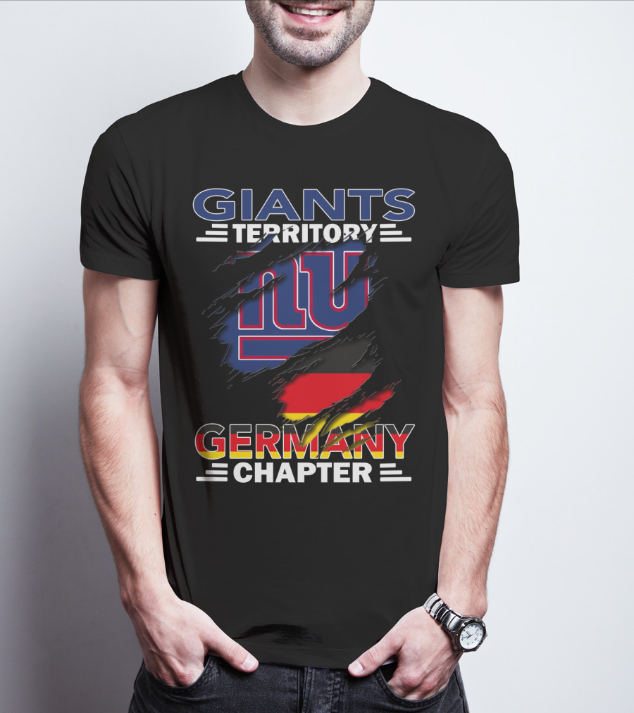 GIANTS TERRITORY GERMANY CHAPTER NFL NY FLAG T-Shirt