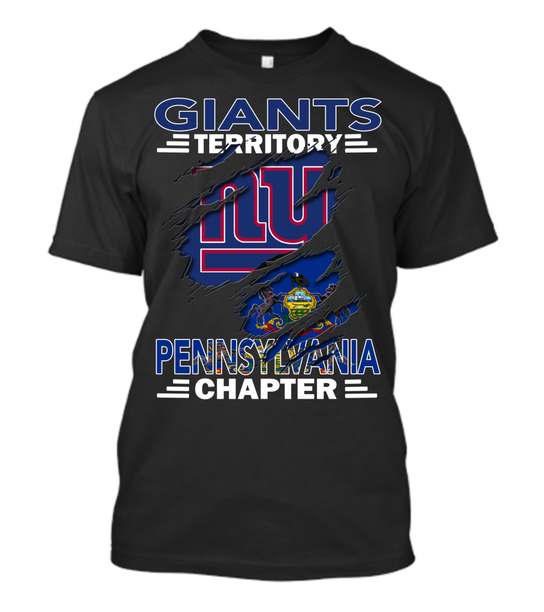 New York Giants Territory Pennsylvania Chapter T-Shirt
