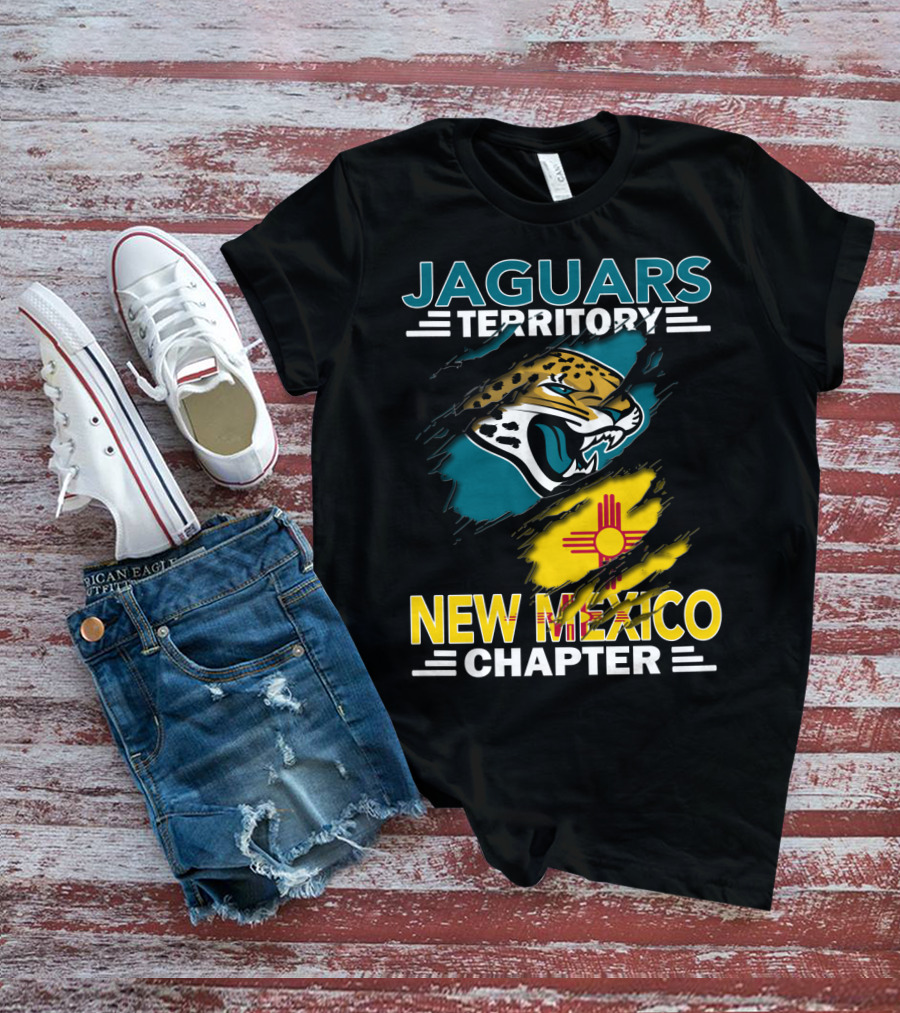 Jaguars Territory New Mexico Chapter State Pride And Team Spirit T-Shirt