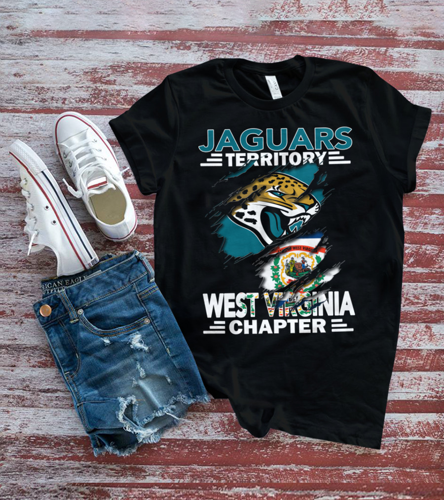 Jaguars Territory West Virginia Chapter Flag Edition T-Shirt