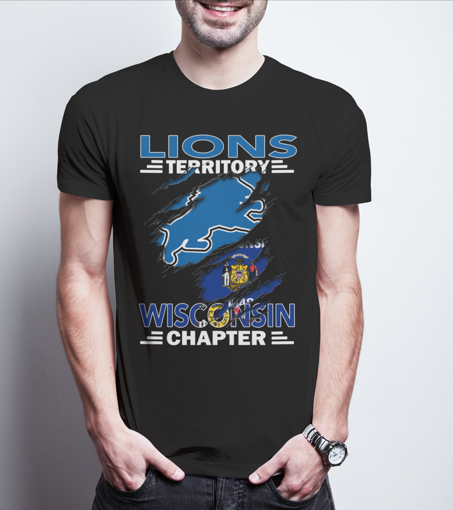 Lions Territory Wisconsin Chapter Sports T-Shirt