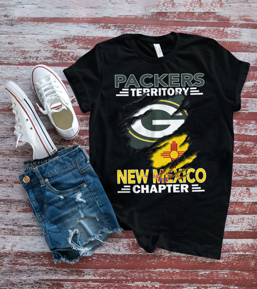 Packers Territory New Mexico Chapter G Logo And Zia T-Shirt