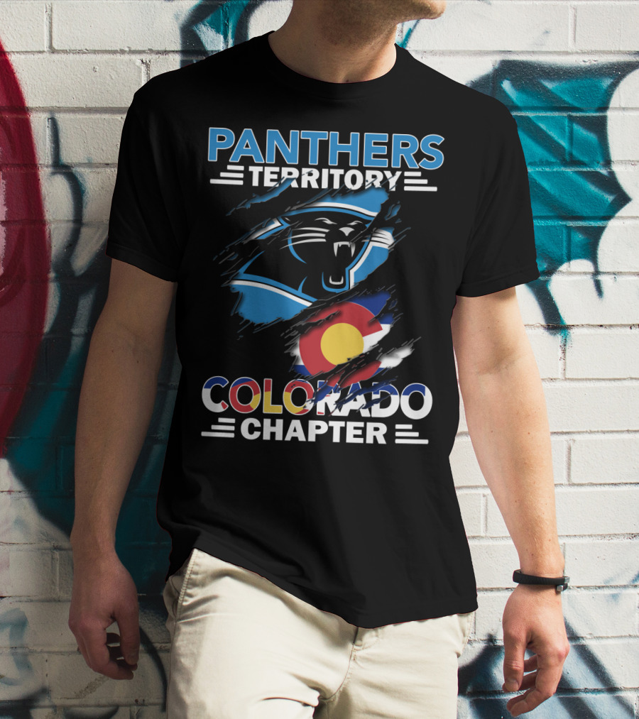 Panthers Territory Colorado Chapter NFL Fan Club T-Shirt