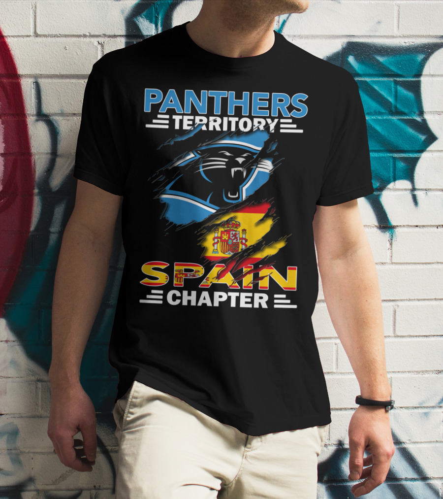 Panthers Territory Spain Chapter Flag T-Shirt