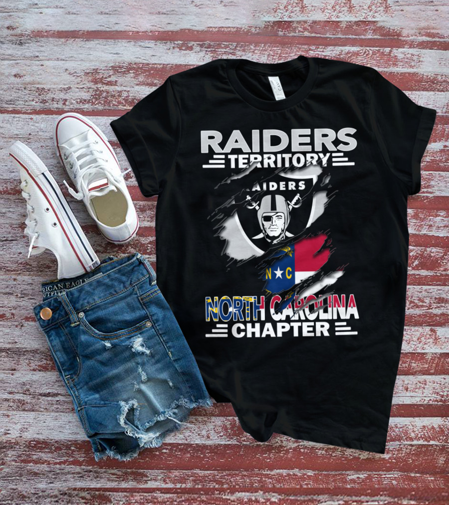 Raiders Territory North Carolina Chapter Flag T-Shirt