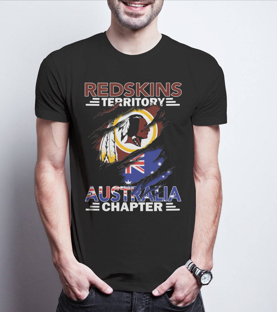 Redskins Territory Australia Chapter Flag T-Shirt