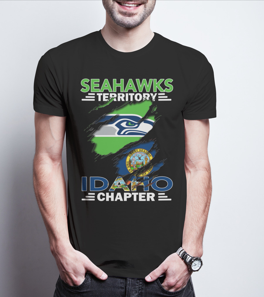 Seahawks Territory Idaho Chapter The Great Seal Of Idaho T-Shirt