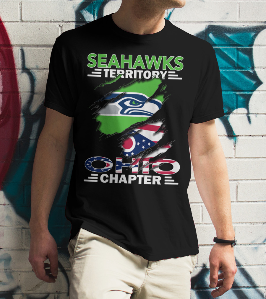 Seahawks Territory Ohio Chapter Flag T-Shirt