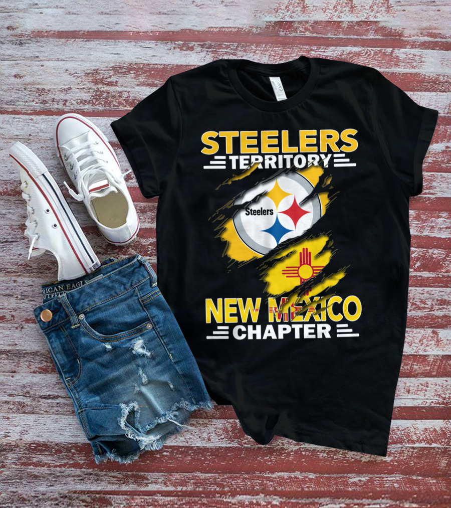 Steelers Territory New Mexico Chapter Steelers Symbol Zia Sun T-Shirt