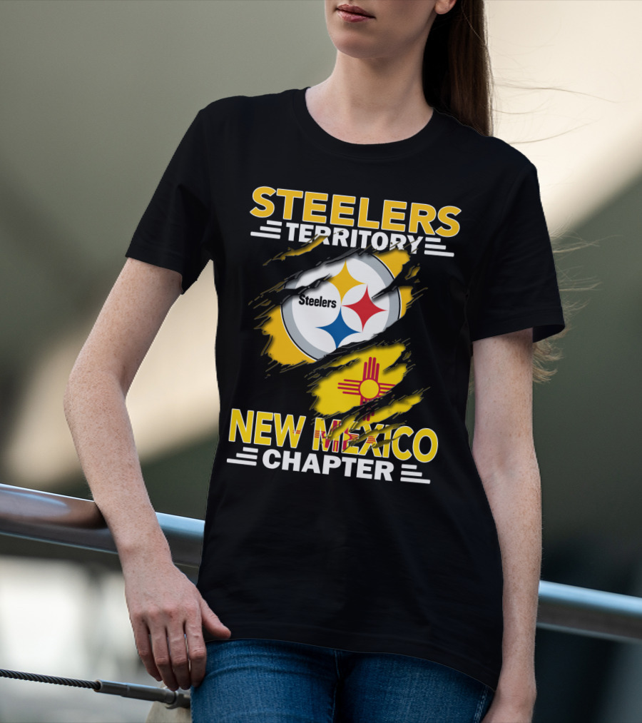 Steelers Territory New Mexico Chapter Steelers Symbol Zia Sun T-Shirt