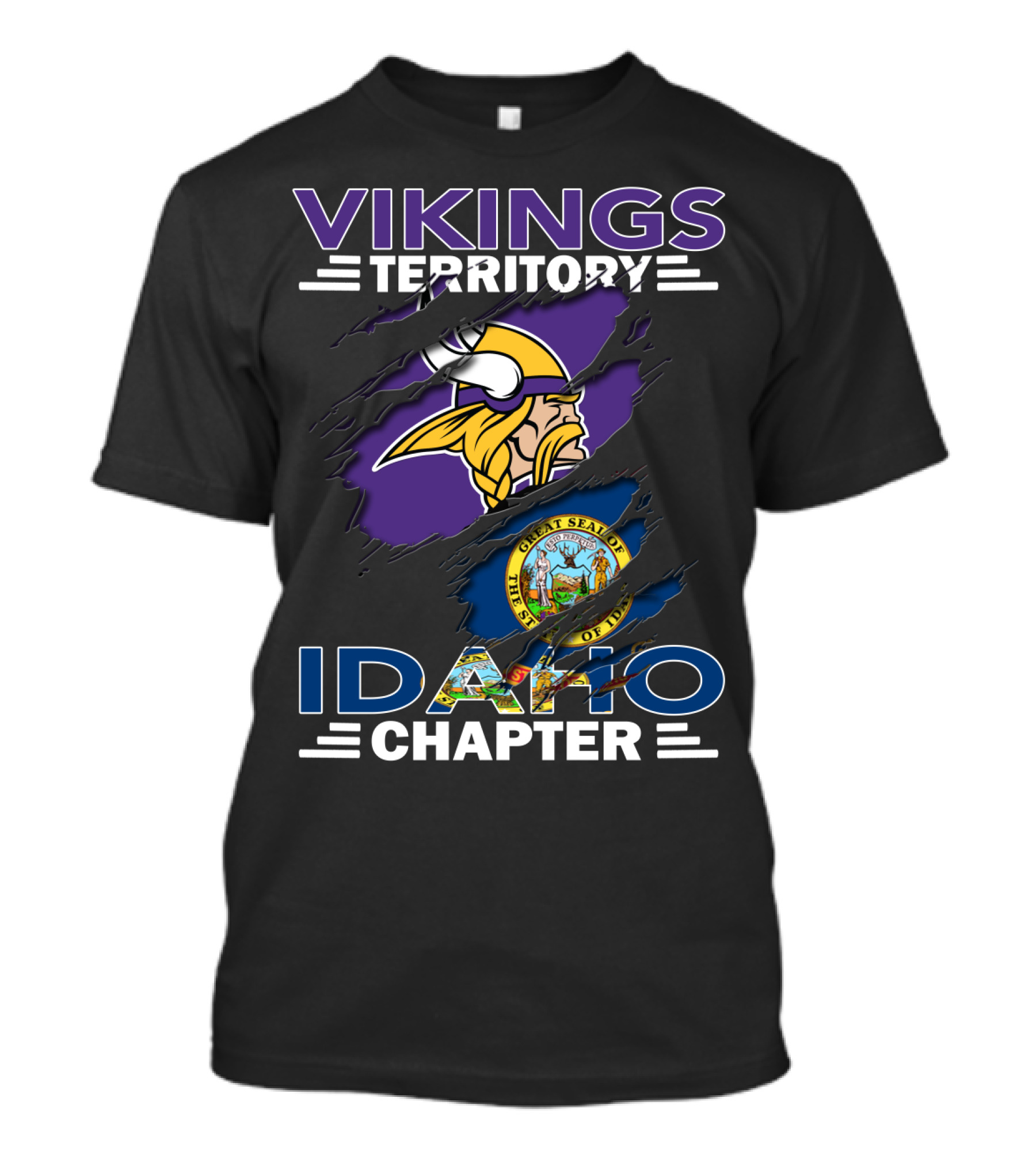 Vikings Territory Idaho Chapter Great Seal T-Shirt