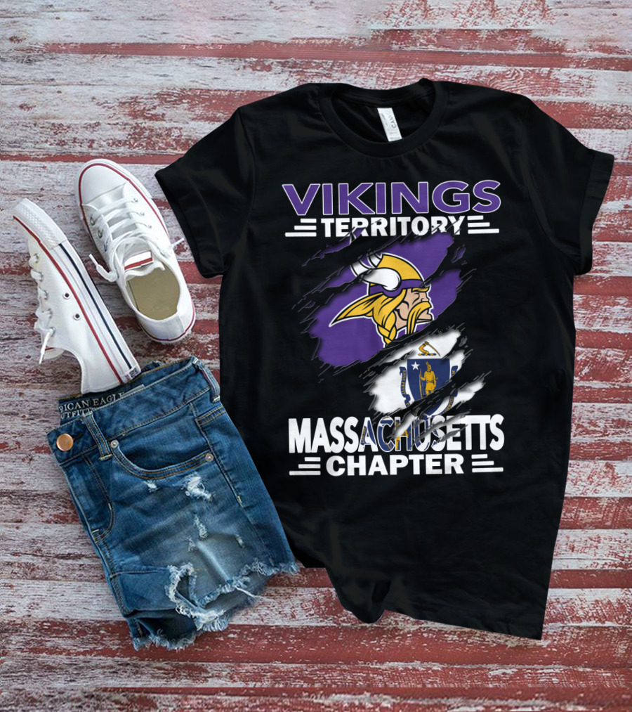 Vikings Territory Massachusetts Chapter NFL Fan Community T-Shirt