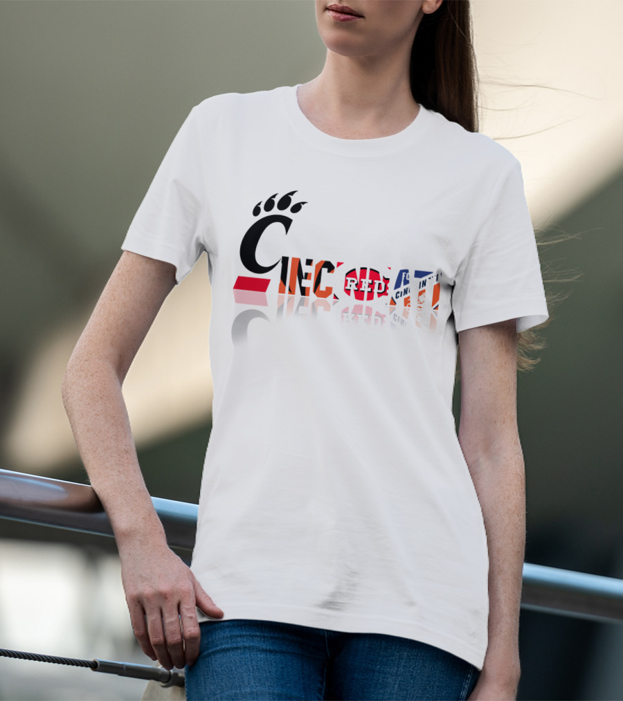 Cincinnati Bearcats Reds Bengals FC Cincinnati T-Shirt