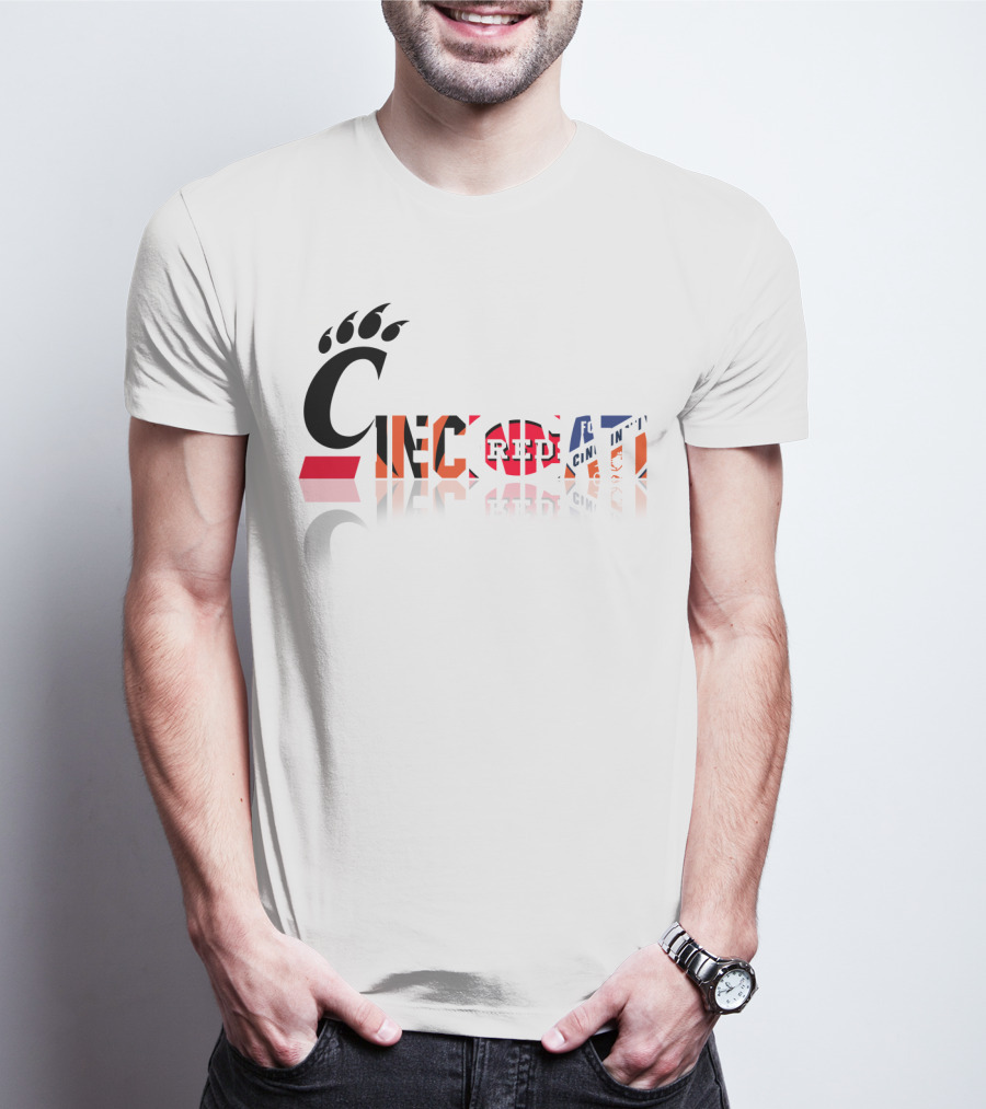 Cincinnati Bearcats Reds Bengals FC Cincinnati T-Shirt