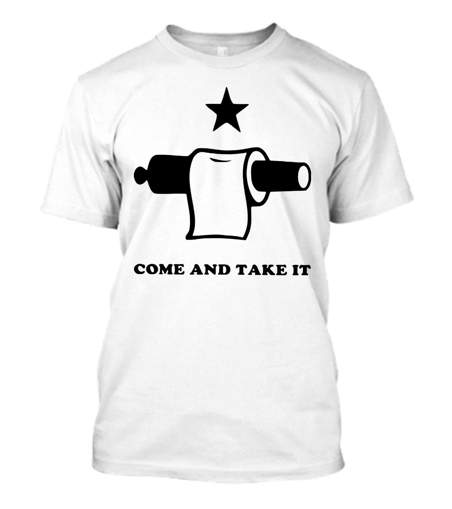 Demolition Ranch Merch Come And Take It Toilet Paper Cannon Star T-Shirt