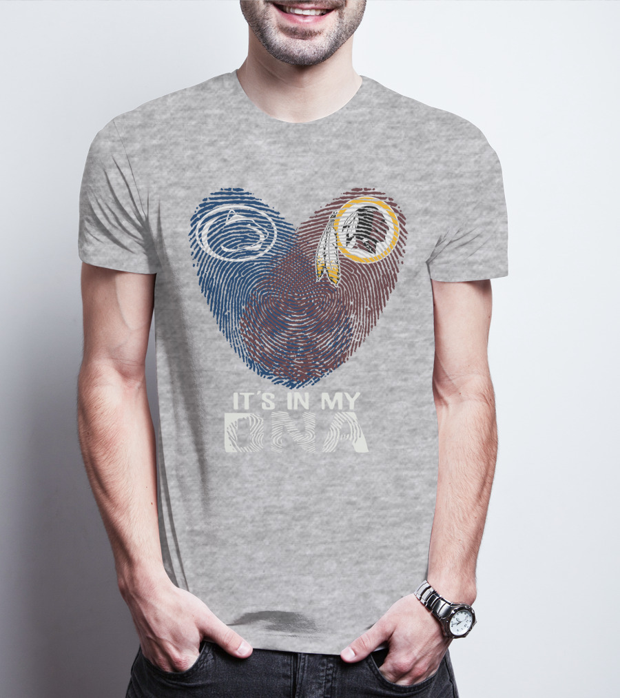 Penn State Nittany Lions Washington Redskins It's In My Dna T-Shirt