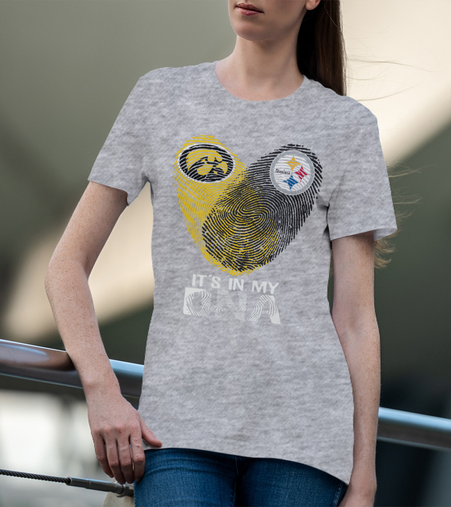 Pittsburgh Steelers Iowa Hawkeye It's In My Dna T-Shirt