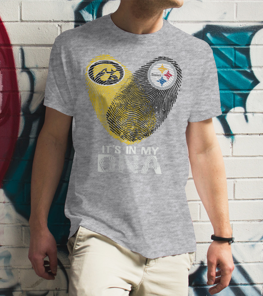 Pittsburgh Steelers Iowa Hawkeye It's In My Dna T-Shirt