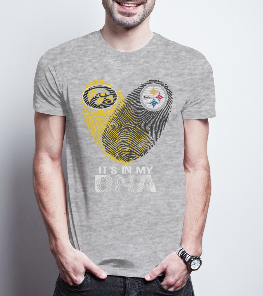 Pittsburgh Steelers Iowa Hawkeye It's In My Dna T-Shirt