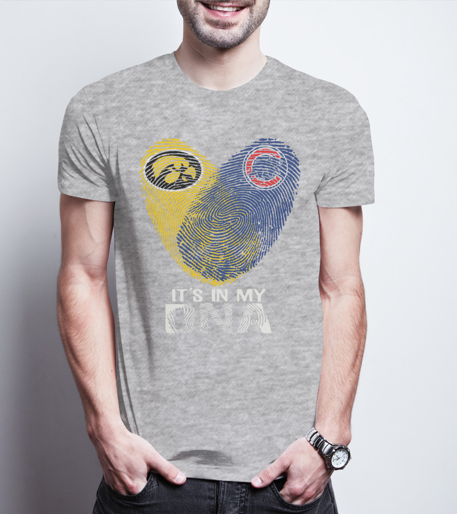 Chicago Cubs Iowa Hawkeyes It's In My DNA T-Shirt