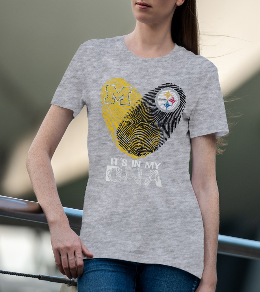 Pittsburgh Steelers Michigan It's In My Dna T-Shirt